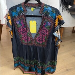 Farm Rio Floral Women's Top